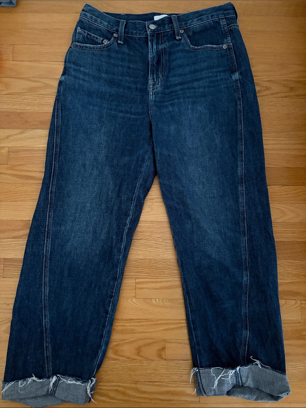 Pistola Kacey Mid-Rise Cuffed Relaxed Tapered Jeans